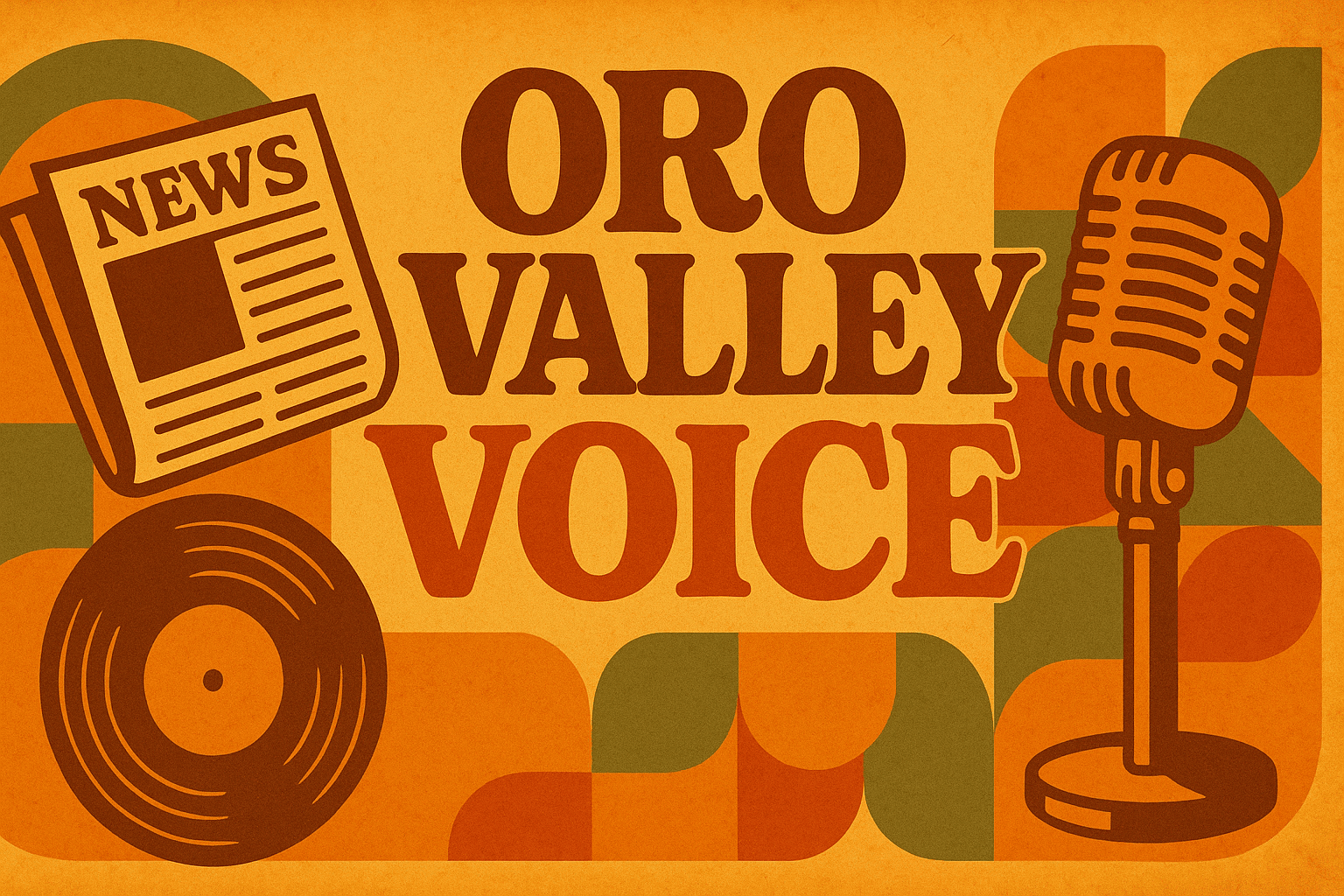 Original Oro Valley Voice newspaper from the 1970s