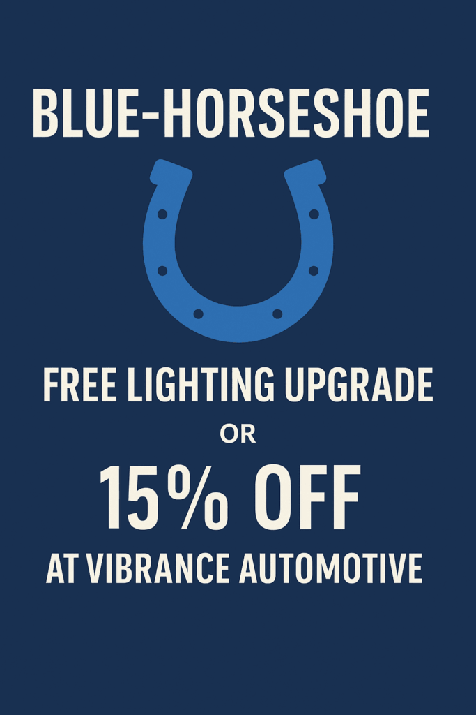 Blue Horseshoe Special- Vibrance Automotive