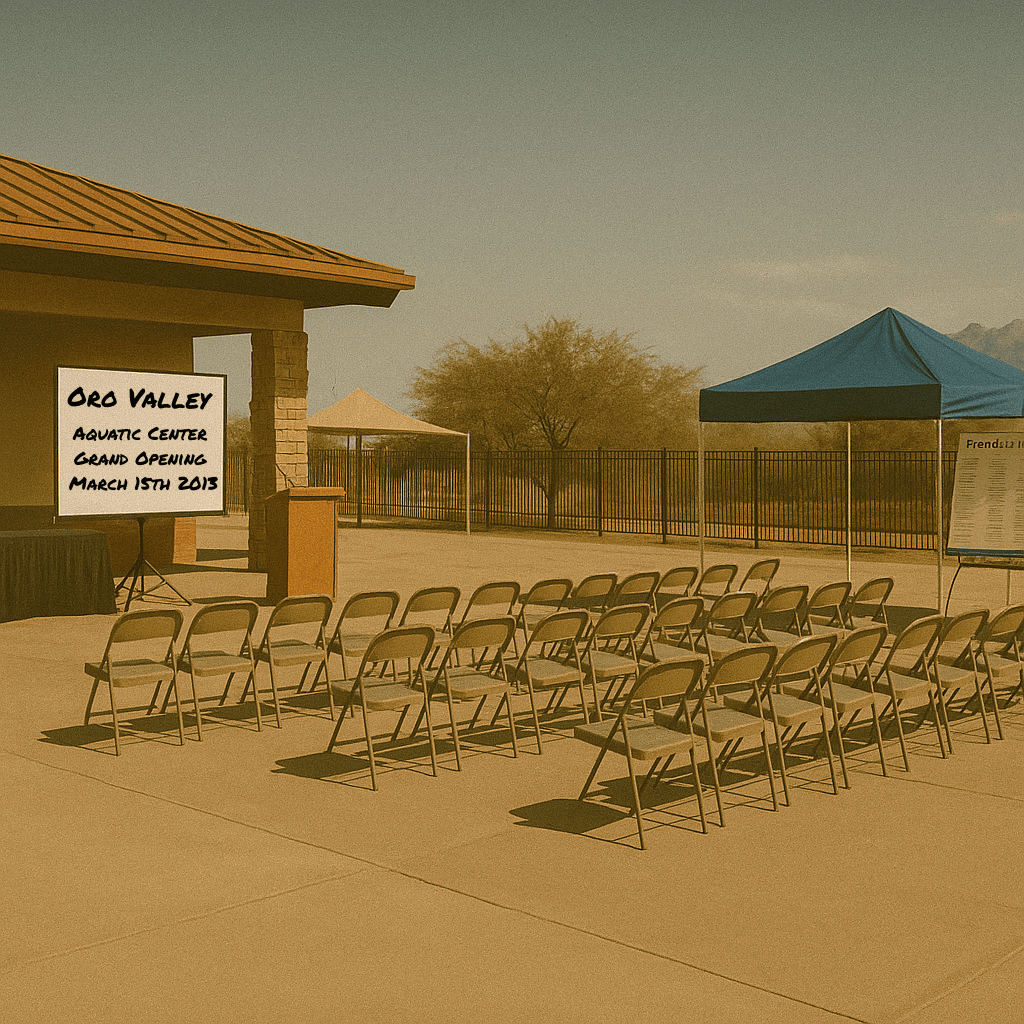 Oro Valley Aquatic Center Grand Opening March 15th 2013